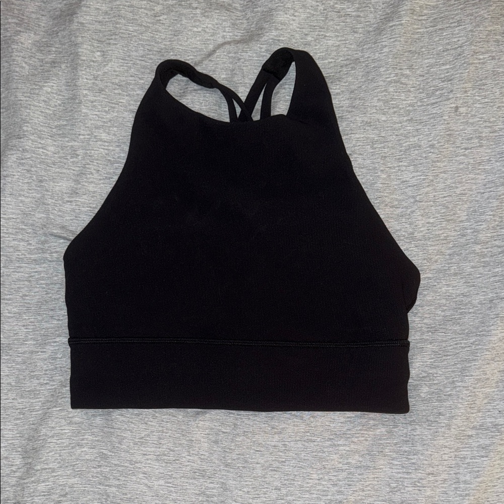 Black lululemon workout top